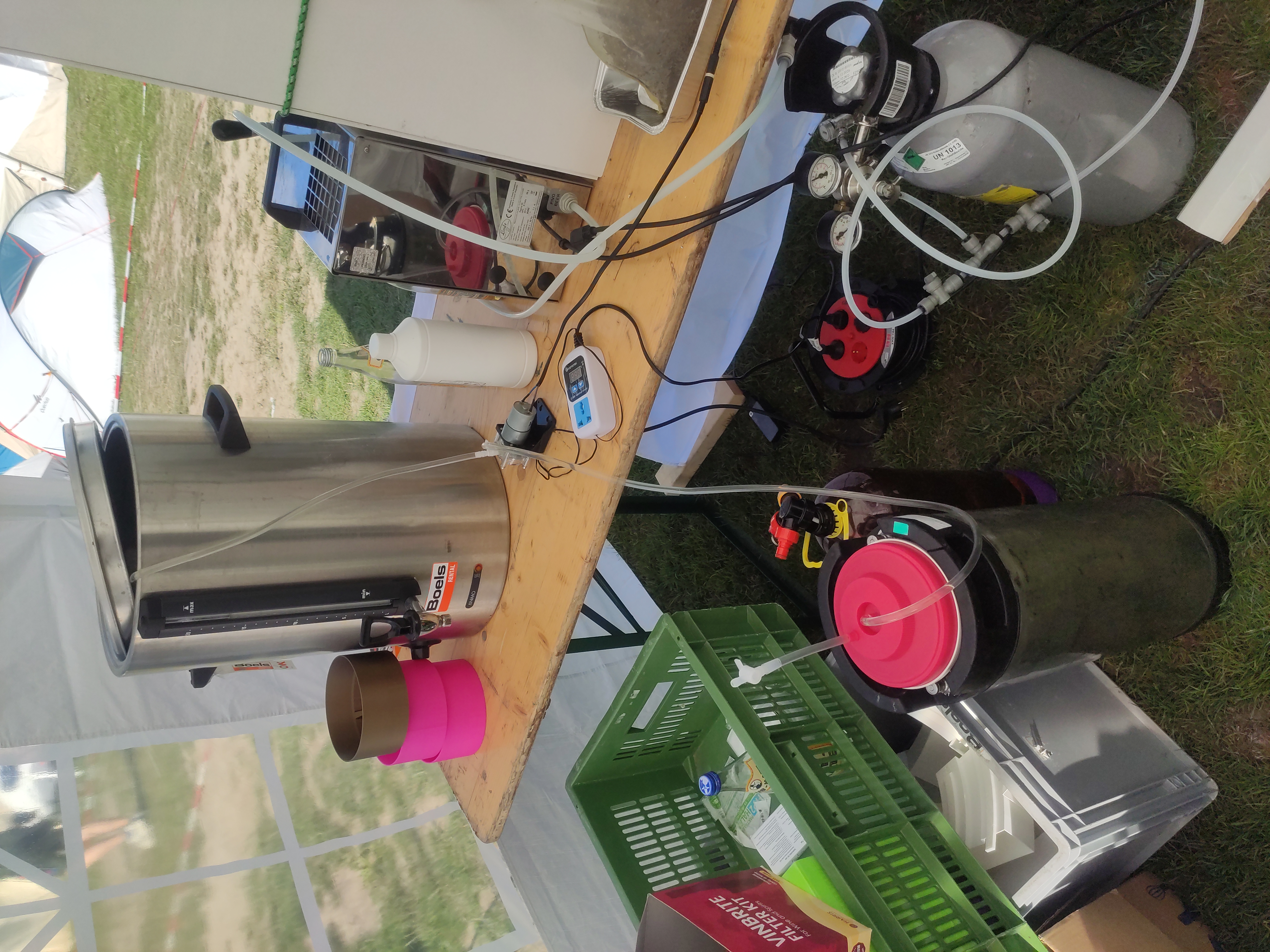 Filtering tea Filtering tea