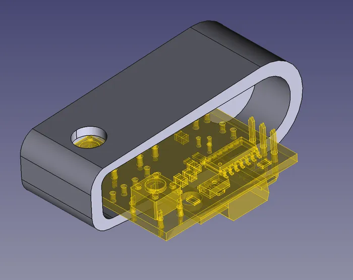 The final FreeCAD design The final FreeCAD design