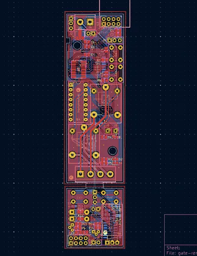 A KiCad PCB design A KiCad PCB design