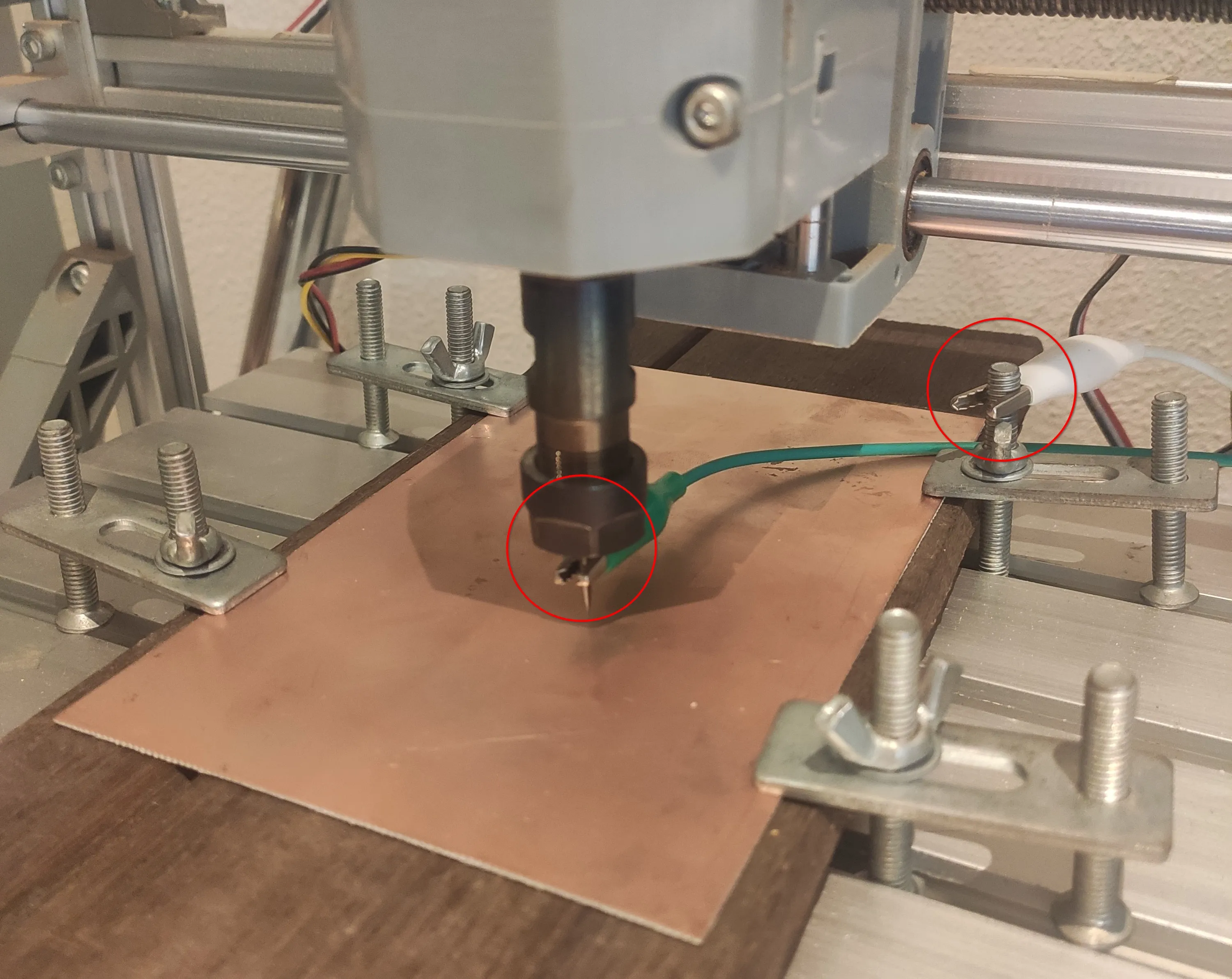 Probes on a CNC machine
